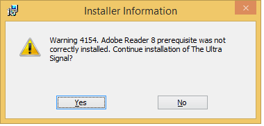Third Adobe Error Message