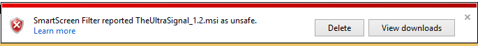 IE Unsafe Message